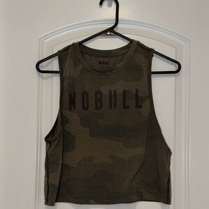 NOBULL Women's Olive Camo Muscle Tee